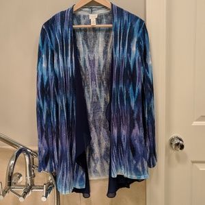 Chico's blue cardigan